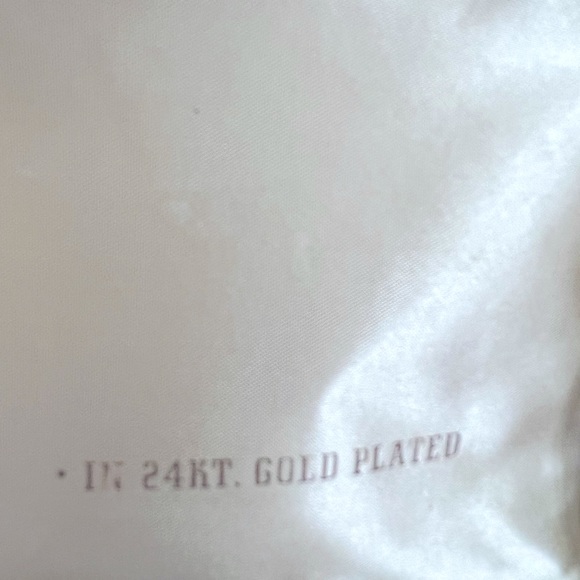 24KT GOLD Plate 3 PC Carving Set with 6 Steak Knives in Original Box ENGLAND. - Picture 13 of 13